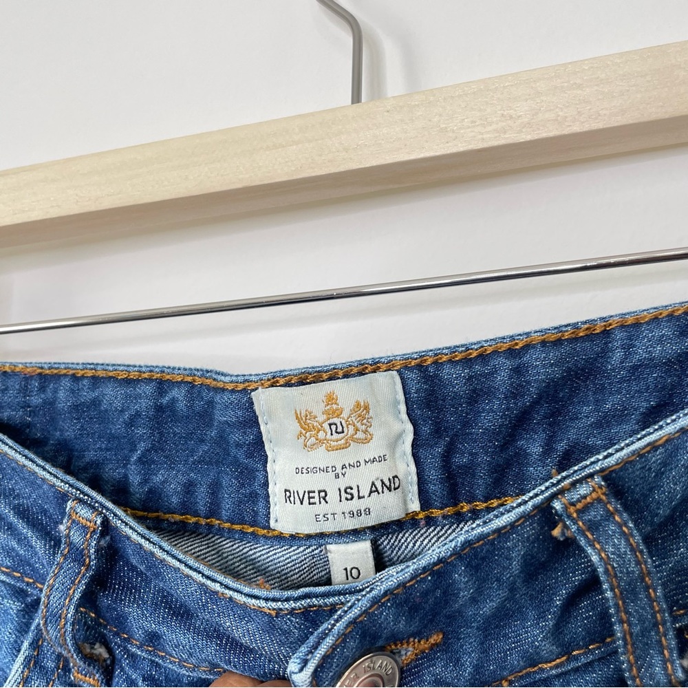 RIVER ISLAND | Ripped Distressed High Rise Jeans | 10 - Picture 5 of 5